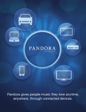 Tentacle bro ubehag Pandora 2012 Annual Report Download